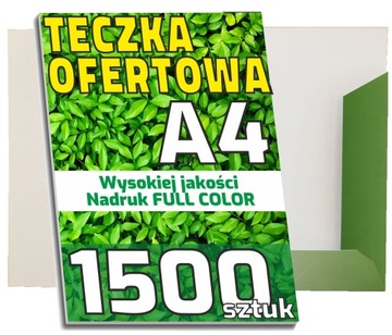 TECZKA OFERTOWA z nadrukiem FIRMOWA A4 1500 sztuk