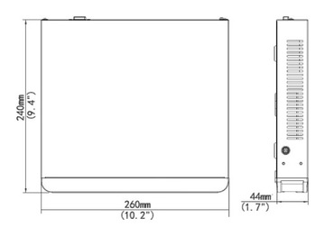 BCS-P-NVR0401-4P-E / 4-канальный, 4PoE IP-рекордер