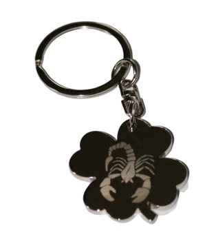 Брелок «Счастливый клевер» с выгравированной вашей надписью