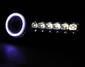 VW PASSAT B5 FL ГАЛОГЕННЫЕ + ЛЕНТЫ ДНЕВНОГО СВЕТА В РЕШЕТКЕ БАМПЕРА