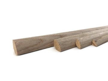 Listwa ćwierćwałek jesion drewno 15x15 mm