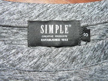 SIMPLE szara bluzeczka asymetryczna- r.36 - OBLED