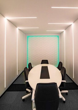 KLUŚ KOZEL алюминиевый светодиодный профиль, неанодированный - 3м