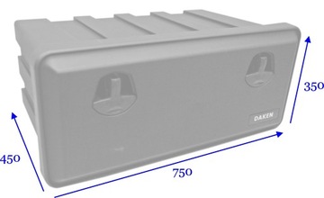 Ящик для инструментов DAKEN JUST 750x450 65л АВТОБУС