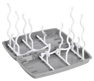 Baby Ono, сушилка для бутылочек и сосок, серая