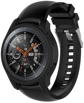 CZARNE ETUI SILIKONOWE SAMSUNG GEAR S3 FRONTIER