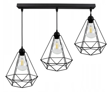 LAMPA WISZĄCA ŻYRANDOL PLAFON BRYLANT EDISON LED