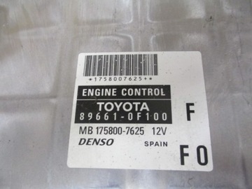 JEDNOTKA COROLLA VERSO 2.2 D4D 89661-0F100