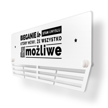 WIESZAK na MEDALE Medalówka, Dla Biegacza, Metalowy, Pojemny, Wysoka Jakość