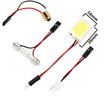 PANEL MODUŁ LED COB 18 CHIP W5W C5W C10W T4W 26x16