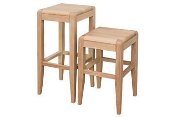 HOKER taboret Z LITEGO DREWNA DĄB wys. 60cm PL