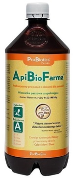 ApiBioFarma 1L probiotyk z ziołami dla pszczół