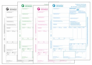 CMR / List Przewozowy 4 odc. / LOGO / 1000 kpl.