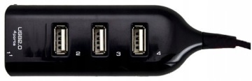 SLIM HUB 4 PORTS + USB 2.0 CABLE - Хороший выбор!