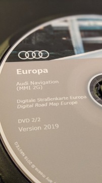 DVD-карта с навигацией AUDI MMI 2G 2019