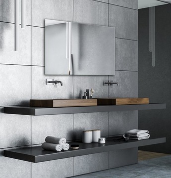 ЗЕРКАЛО ДЛЯ ВАННОЙ 80х60 ПРЯМОУГОЛЬНИК