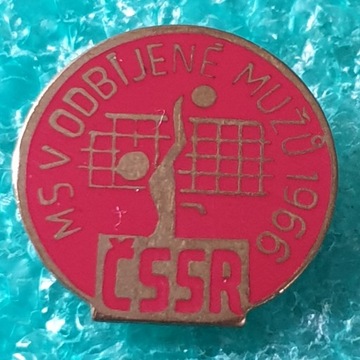 ODZNAKA MISTRZOSTWA ŚWIATA W SIATKÓWCE CSSR 1966