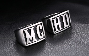Печатка HD Harley для мотоциклиста, серебро, серебро