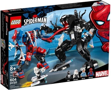 LEGO SPIDERMAN 76115 PAJĘCZY MECH VS CZARNY VENOM