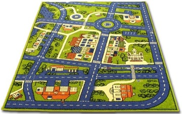 DYWAN DROGI ULICZKI ULICE 160x220 dla dzieci HIT