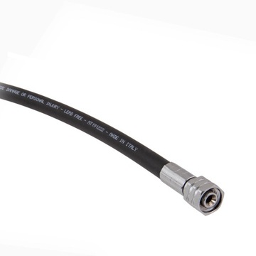 WĄŻ LP 0,60 M CZARNY RUBBER FLEX