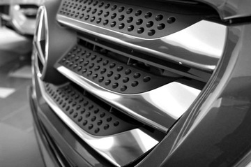 Mercedes Vito W447 Накладки на решетку-пустышку 14+ Хром