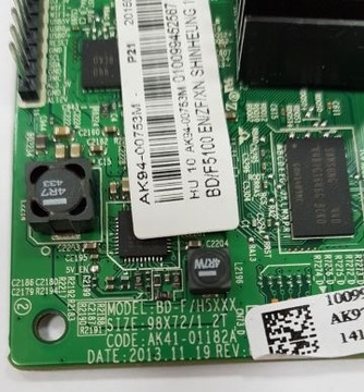 АК41-01182А ПЛАТА ПОВРЕЖДЕНА