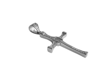 Пр. 925 СЕРЕБРЯНЫЙ МАЛЫЙ КРЕСТ FAST AND FURIOUS DIESEL