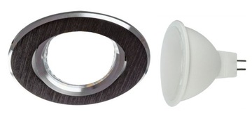 OPRAWKA DO PODBITKI DACH CZARNA ALUMINIOWA LED 7W