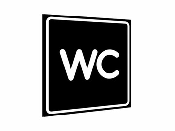 TOALETA MĘSKA DAMSKA TABLICZKA PIKTOGRAM WC ALU