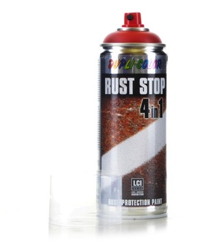 LAKIER RUST STOP NA RDZĘ 4w1 RAL 3002 CZERWONY