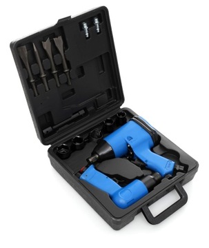 НАБОР ПНЕВМАТИЧЕСКОГО УДАРНОГО КЛЮЧА + МОЛОТОК, 17 ПРЕДМЕТОВ