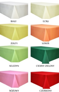 СКАТЕРТЬ СТОЙКАЯ К ПЯТЯНИЯМ 110x230 RAIN POLISH ЦВЕТА