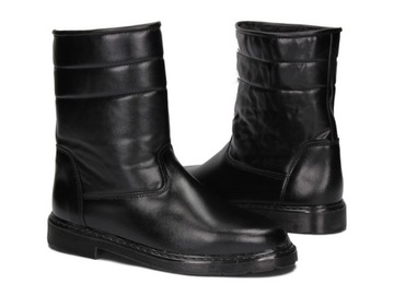 БОТИНКИ МУЖСКИЕ ЗИМНИЕ ТЕПЛЫЕ, КОЖАНЫЕ БОТИНКИ 40