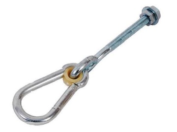 Uchwyt hak zawiesie przelot hustawki M12 140mm KB