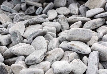 СЕРАЯ ГАЛКА Камень для сада 1000 кг.