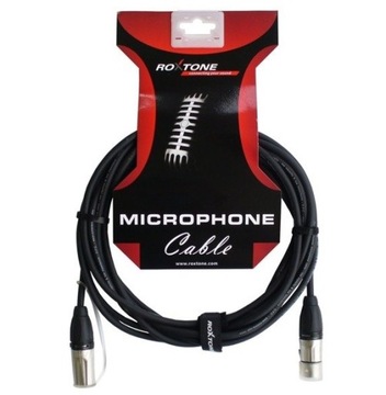 Kabel mikrofonowy ROXTONE DMXX200L1 XLR-XLR 1m