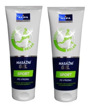 Alpa 2 x Żel Sport Gel na ból mięśni 210ml masaż