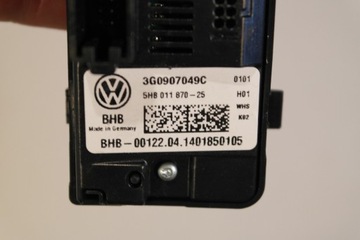 VW PASSAT B8 PANEL KLIMATIZACE ZADNÍ 3G0907049C
