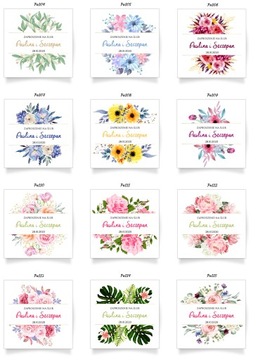 Свадебные приглашения для свадебных объявлений + конверт