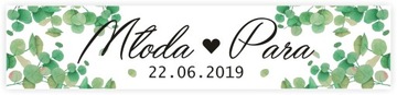 TABLICE ŚLUBNE na samochód tablica ŚLUB WESELE