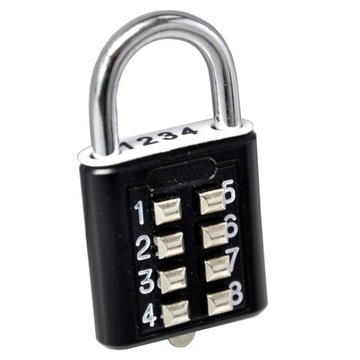 КОМБИНИРОВАННЫЙ ЗАМОК С КОДОМ ДЛЯ СПОРТИВНОГО ЧЕМОДАНА ДЛЯ БАГАЖНОГО ЧЕМОДАНА, КНОПКА