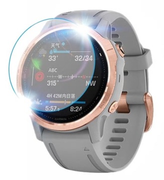 4 закаленных стекла 9H / Garmin FENIX 6X / 6X PRO