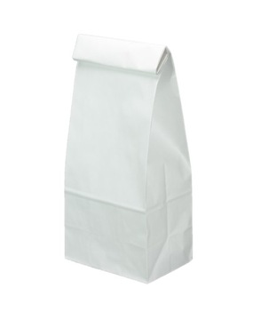 Torebki Papierowe 10x7x28cm biała 100szt.