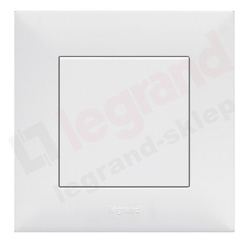 NILOE STEP Кнопка звонка одинарная, белая