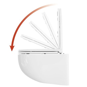 СИДЕНЬЕ ДЛЯ УНИТАЗА ДЮРОПЛАСТ МЕДЛЕННО ЗАКРЫВАЮЩЕЕ 43x36СМ SANIT-PLAST