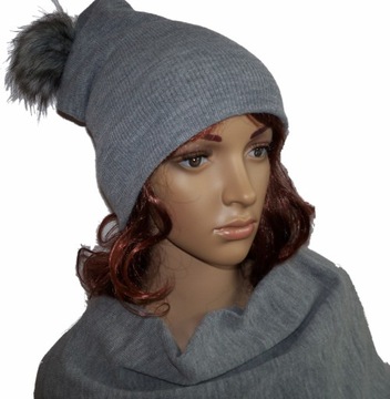 ЖЕНСКИЙ КОМПЛЕКТ ШАПКА + ВЕСЕННИЙ КОМПЛЕКТ ТУННЕЛЬ - 50%