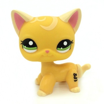LPS Littlest Pet Shop KOTEK SHORTHAIR żółty