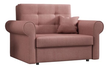KANAPA jednoosobowa VIVA SILVER I Sofa Rozkładana