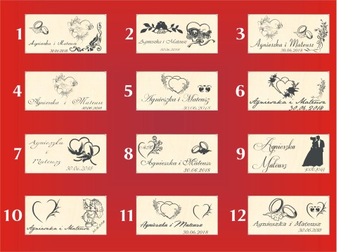 Персонализированная коробочка для обручальных колец со мхом